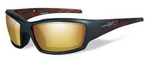 Wiley X Polarized Sunglasses Tide Amb Gld Mir/Matte Hick Br Model: CCTID04
