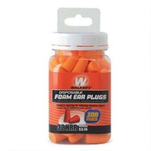 WALKER Ear Plug Foam Orange 50 Pairs per Jar GWP-FP-50PK