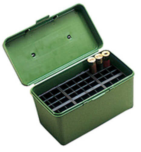 MTM Deluxe Ammo Box 50-ROUNDS X-Large Rifle Calibers Green