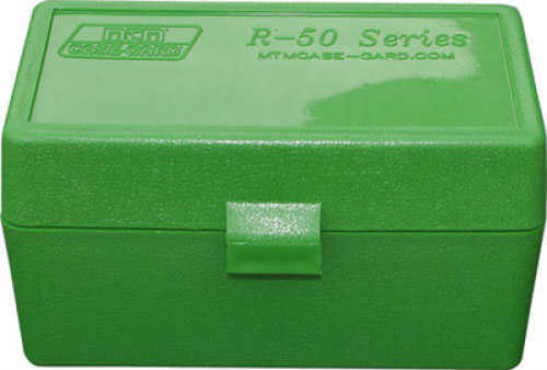 MTM Case-Gard Rifle Ammo Box RM-50 Green 50 rd.-img-0