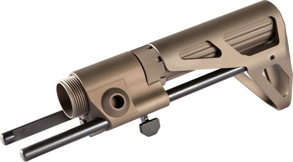 Maxim Defense MXM47563 Combat Carbine Stock (CCS) Gen 6 FDE Aluminum, Includes Buffer Tube, Fits AR-15 Platform