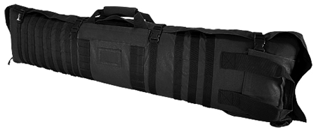 NCSTAR Rifle Case Shooting Mat 48" Unfolds to 66" Shooters Nylon Black Exterior PALS Webbing Includes Ba
