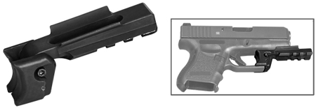 NCStar Trigger Guard Mount for Glock 26,27 Black 3.30"