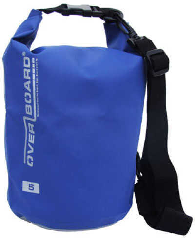 Waterproof 5 Liter Dry Tube Bag Blue - 100 Percent (Class 3) With Electronically Welded Seams Can Handle qu