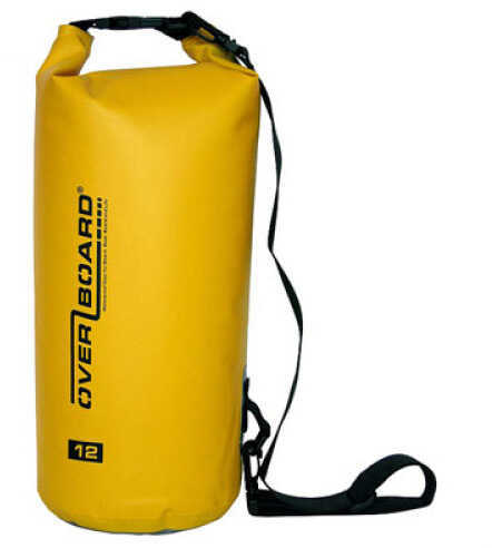 Waterproof 12 Liter Dry Tube Bag - Yellow 100 Percent (Class 3) W/Electronically Welded Seams Ca