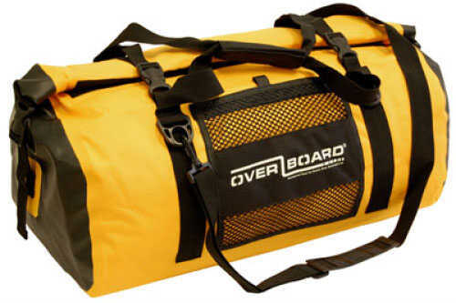 Waterproof 60 Liter Sports Bag Yellow - 100 Percent (Class 3) W/Electronically Welded Seams Handles Quick