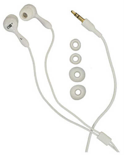 Waterproof Headphones White - 100 Percent (Class 5) Submersible To 19 Feet Sound Pressure Level: 100Db