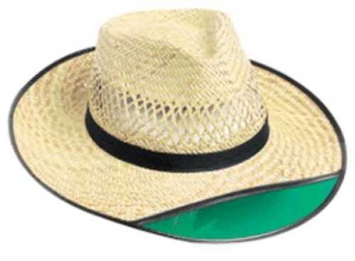 Outdoor Cap Straw Hat W/Visor 1-Size W/Tinted Gre-img-0