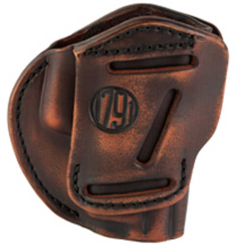 1791 Gunleather 3WH5VTGA 3-Way OWB Size 05 Vintage Leather Fits Glock HK Vp9 MP9 Ambidextrous Hand