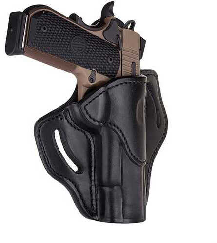 1791 Belt Holster 1 Right Hand Black Leather Fits 1911 4"& 5" BH1-BLK-R