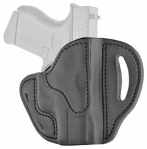 1791 BHC Belt Holster Left Hand Stealth Black Leather Fits 1911 3" / Bersa Thunder 380 / for Glock 42 43 43x / Kahr CW45