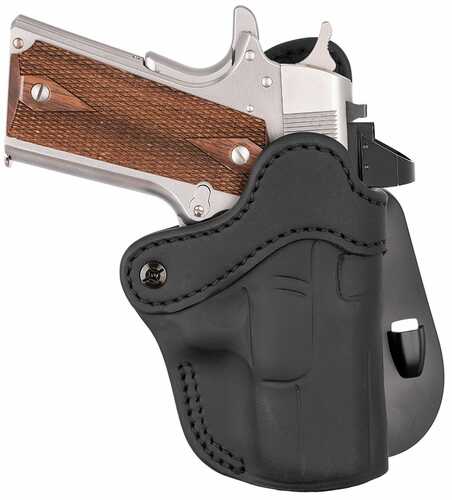 1791 Gunleather ORPDHCCBRR Paddle Holster Optic Ready Glock 43 Size Compact Classic Brown Fits Sig P365 Taurus GX4