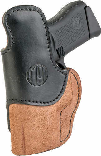 1791 RCH Rigid Concealment Holster IWB Brown/Black Leather Fits Glock 25/26/27/29/30/33 S&W MP9/Shield Right Hand Size 3