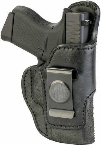 1791 RCH Rigid Concealment Holster IWB Black Leather Fits Glock 42/43/43X Sig Sauer P365 Ruger LC9/SR22 Right Hand Size