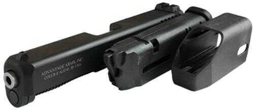 Advantage Arms Conversion Kit 22LR Fits Glock Generation 5 17/22 Black Finish 1-10Rd Magazine Includes Range Bag
