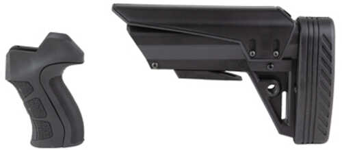 ATI Outdoors Tactlite Shotgun Stock and X2 Grip Fits Mossberg 590R/590RM Black C.1.10.2010