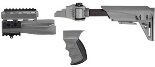 ATI Outdoors Strikeforce TactLite Stock Gray Side Folder Stock Pistol Grip Forend AK-47