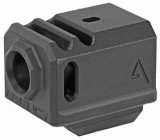 Agency Arms Gen3 Compensator Features two chamber design-2 vertical ports and 2 side venting Front sight hole