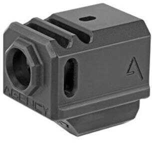 Agency Arms Gen4 Compensator Features two chamber design-2 vertical ports and 2 side venting Front sight hole