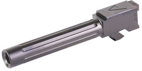 Agency Arms Mid Line Barrel 9MM DLC Finish Black Fluted Fits Glock 17 Gen5 MLG17G5FDLC