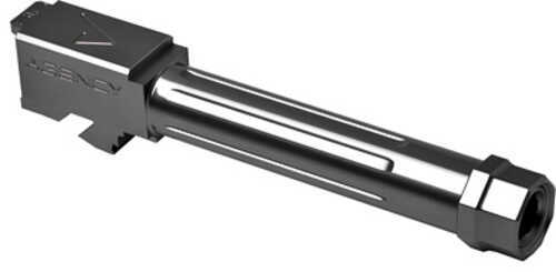 Agency Arms Mid Line Barrel 9MM Black Nitride Finish Threaded And Fluted Fits Glock 19 Gen 5 MLG19G5T-FDLC