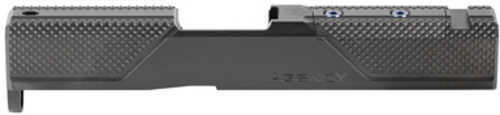 Agency Arms Syndicate S2 Stripped Slide Optics Ready Front and Rear Knurling Diamond Like Carbon Coating Black Fits Gloc