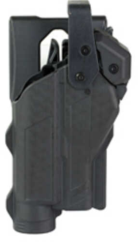 Rapid Force Duty Holster Outside The Waistband Level 3 Retention Fits Glock 17/22/31 With Light And