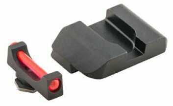 AmeriGlo Sight Fits Glock 171922232426273132333435373839 Red Fiber Front Black Rear Special Combination