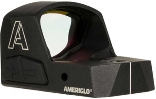 AmeriGlo HVN03 Haven Carry Ready Combo Matte Black 1X 3.5 MOA Illuminated Adjustable Red Led Dot Reticle Fits Glock Mos 
