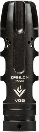 Aero Precision VG6 Epsilon 762 Muzzle Brake .308 AR Compatible 5/8x24 Right Hand 17-4PH Stainless Black Nir. Finish