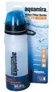 Miraguard 20 Oz Cr-100 Filter Bottle Aquamira 67015 Water Treatment White And Blue Filters 100 Gallons