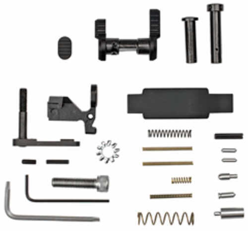 Armaspec AR-15 Lower Parts Kit (Less Trigger Group and Grip) Fits 5.56/.223 Black Finish This Is NOT Complete