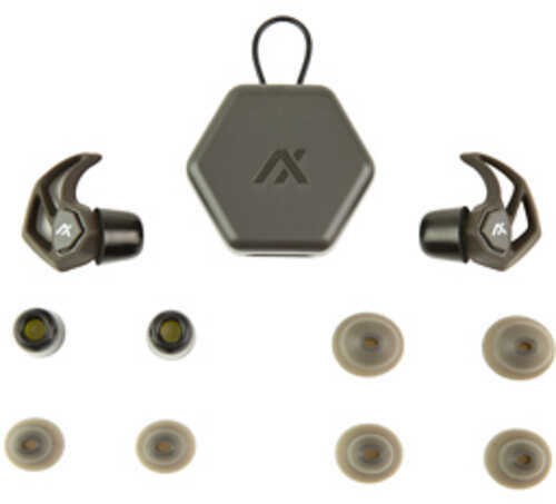 AXIL X30i Earplugs Black Includes (3) Silicon Tips (2) Foam Tips and Pocket Carry Case X30I-BLACK