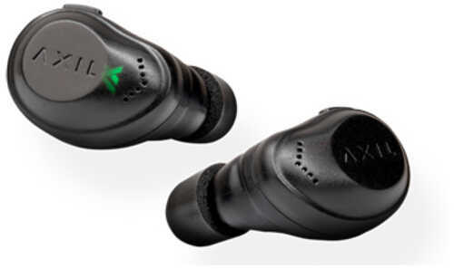 AXIL XCOR R Bluetooth Tactical Earbuds Includes Charging Case USB-C Charging Cable Matte Finish Black XCOR-R