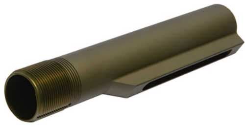Battle Arms Development Mil-Spec Buffer Tube 6 Position Anodized Finish Olive Drab Green Fits AR-15 Aluminum Constructio