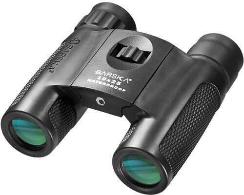 Barska Blackhawk Waterproof Binocular 10X25mm Matte Finish Includes Carrying Case Lens Covers Neck Strap and