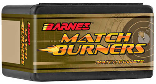 Barnes Bullets 30864 Match Burners 6mm 112 Gr Boat Tail 100 Box