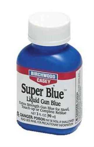 Birchwood Casey Super Blue Liquid 3Oz Gun 6/Pack Blister Card 13425