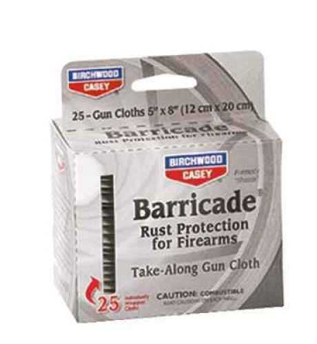 Birchwood Casey Barricade Rust Protection Take-Along Wipes 25 33025