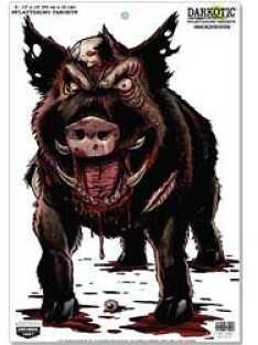 Birchwood Casey Darkotic/Zombie Dirty Bird Target 12"X18" Smoke House 8/Pack 35640