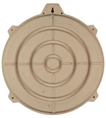 Birchwood Casey 3D TARGET Bulls Eye Large 17.75" X 16" Comes with Mounting Tab Tan 3 Pack BC-3DTGTBETLG