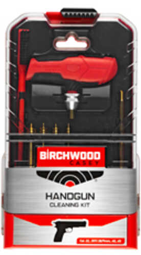 Birchwood Casey HNDGCLN-K Handgun Cleaning Kit Multi-Caliber 16 Pieces