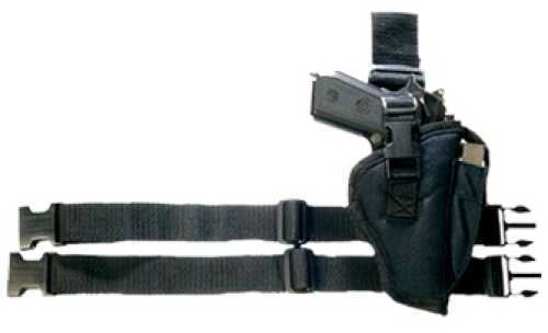 Bulldog Cases Pro Tactical Leg Holster Fits Large Auto Handgun Right Black WTAC 8R