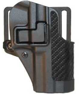 BLACKHAWK! CQC SERPA Holster With Belt and Paddle Attachment Fits Ruger® P85/89 Right Hand Carbon Fiber 410011BK-R
