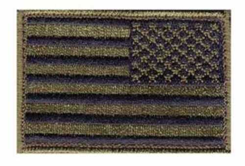 BLACKHAWK! Reversed American Flag Patch 2"X3" Tan/Black 90DTFV-R
