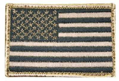 BLACKHAWK! American Flag Patch 2"X3" Tan/Black 90DTFV
