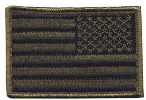 BLACKHAWK American Flag Patch 2"X3" Reversed OD and