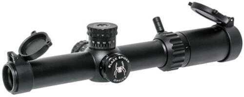 Black Spider LLC BSO1-4X24 Rifle Scope 1-4X24 Illuminated Reticle 30mm Tube with Hard Anodized Matte Finish Fully