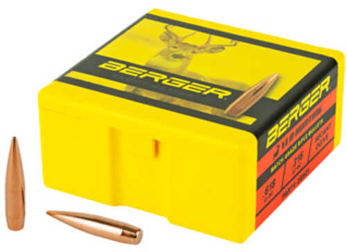 Berger 7mm .284 Diameter 168 Grain Match Hunting (VLD) Very Low Drag 100 Count