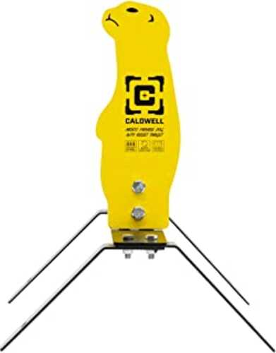 Caldwell AR500 Prairie Dog Steel Target Yellow